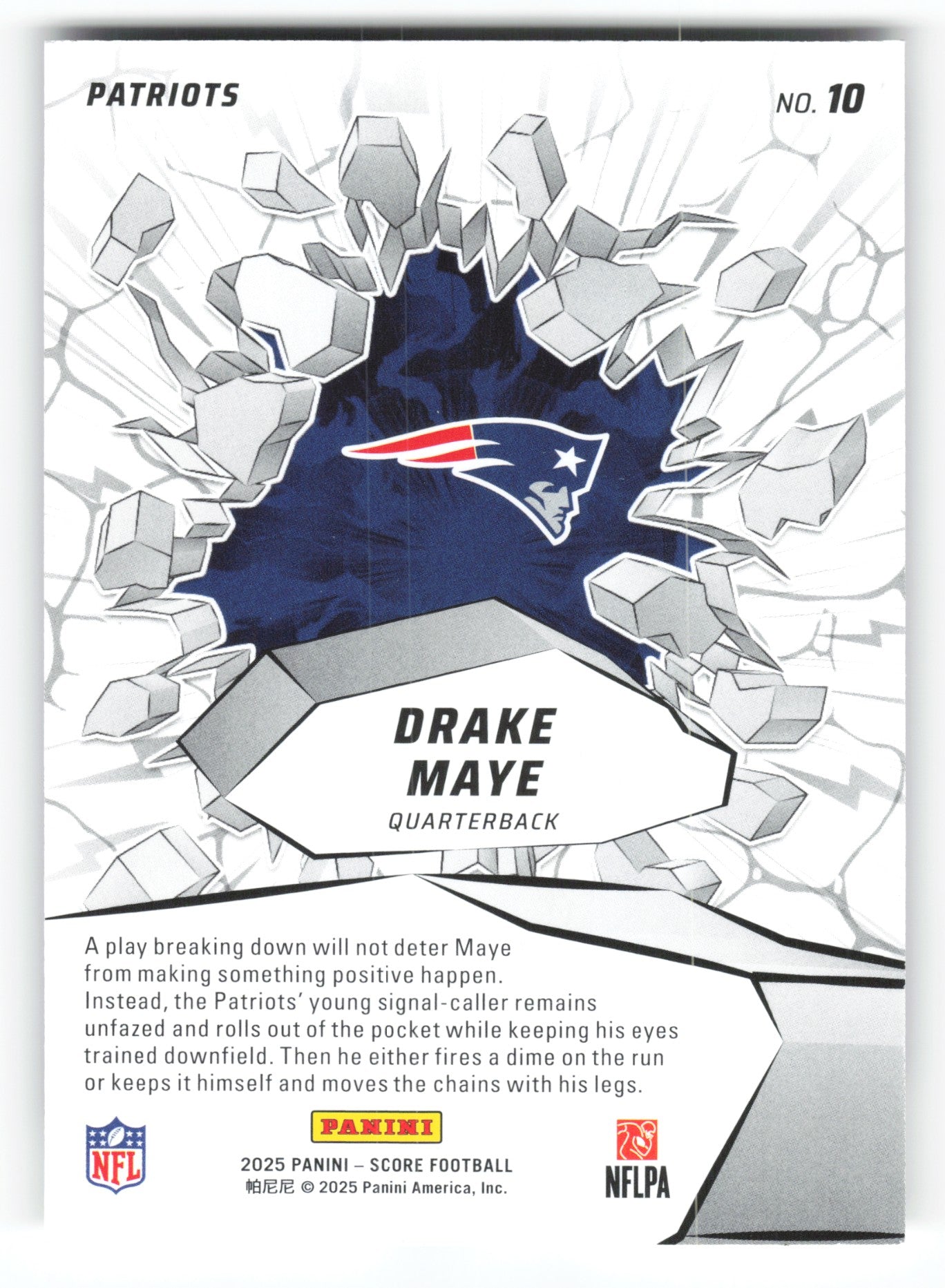 2025 Score Emerged 10 Drake Maye