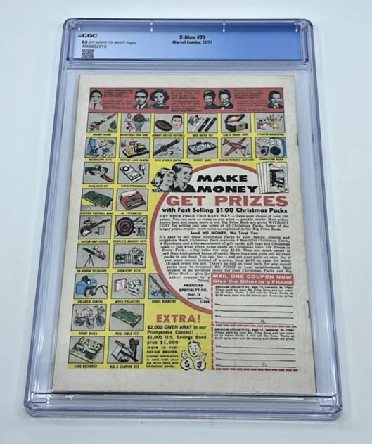X-Men #73 CGC 5.0 Marvel Comics 1971 El Tigre Bronze Age