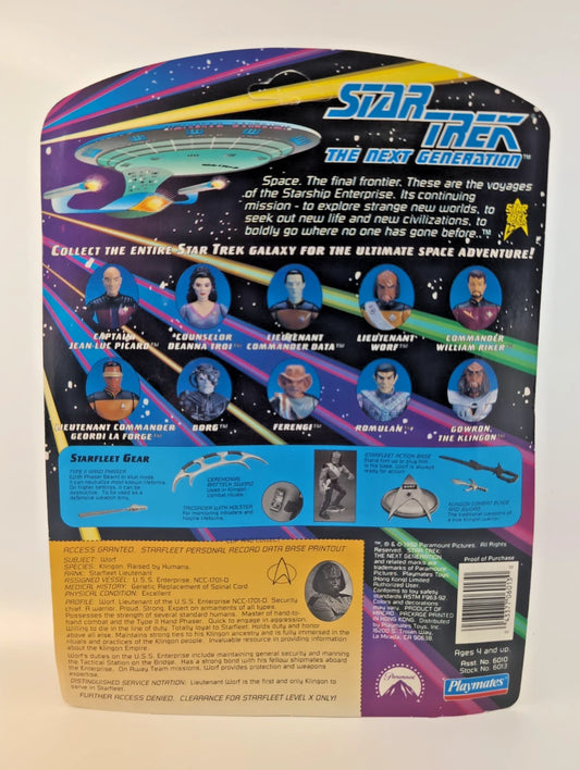 1992 - Star Trek The Next Generation - Lieutenant Worf - Playmates