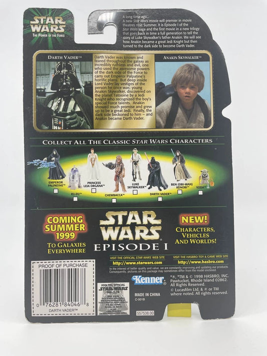 1998 - Star Wars POTF - Darth Vader Figure Ep 1 Flashback - Kenner/Hasbro