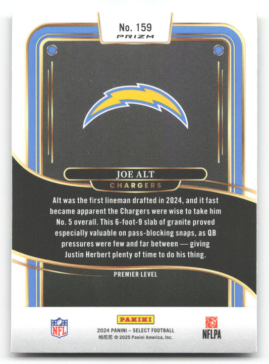 Joe Alt - #159 - 2024 Panini Select - Select
