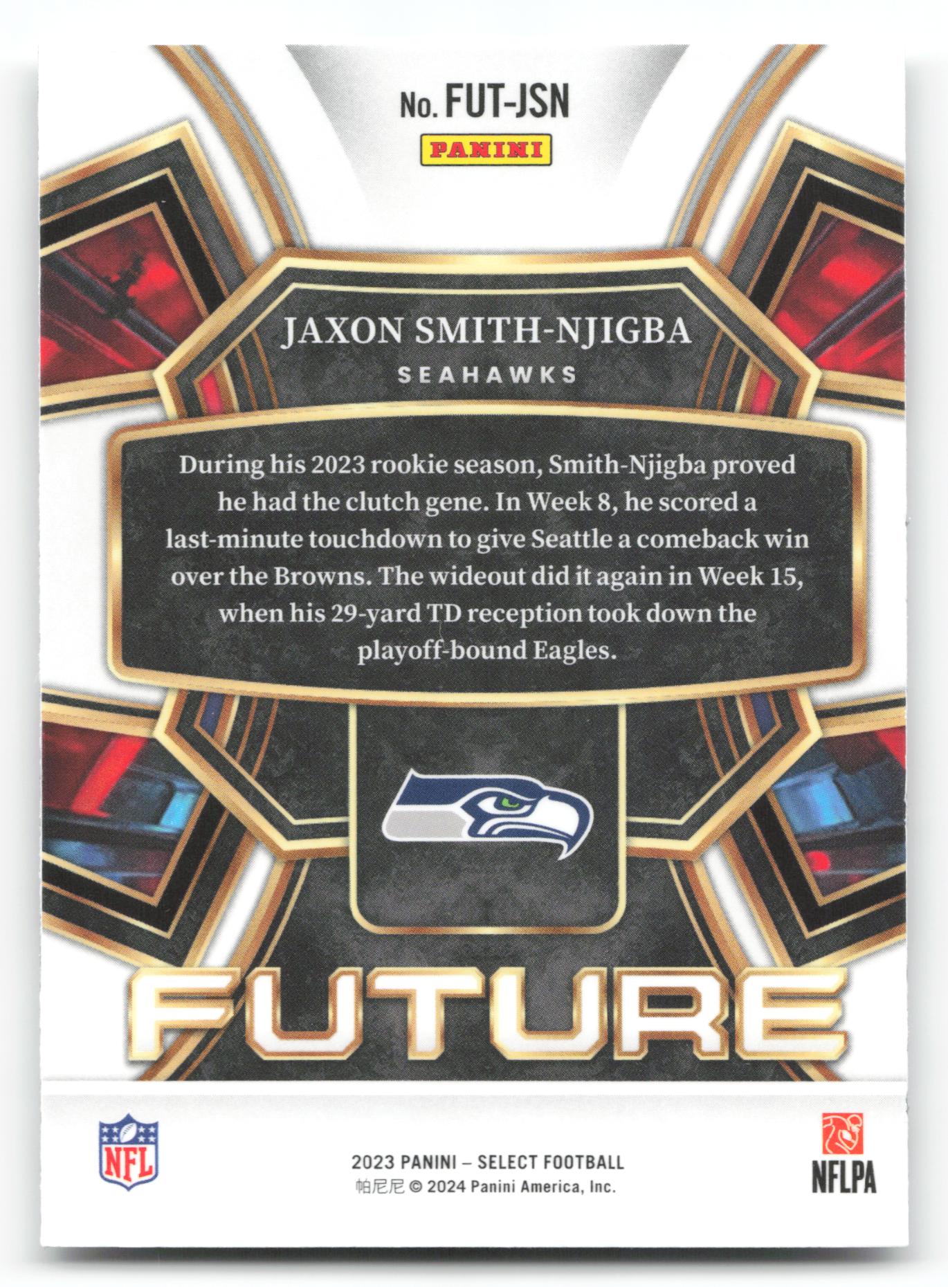 Jaxon Smith-Njigba - #FUT-JSN - 2023 Panini Select - Select