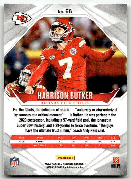 Harrison Butker - #66 - 2024 Panini Phoenix - Panini