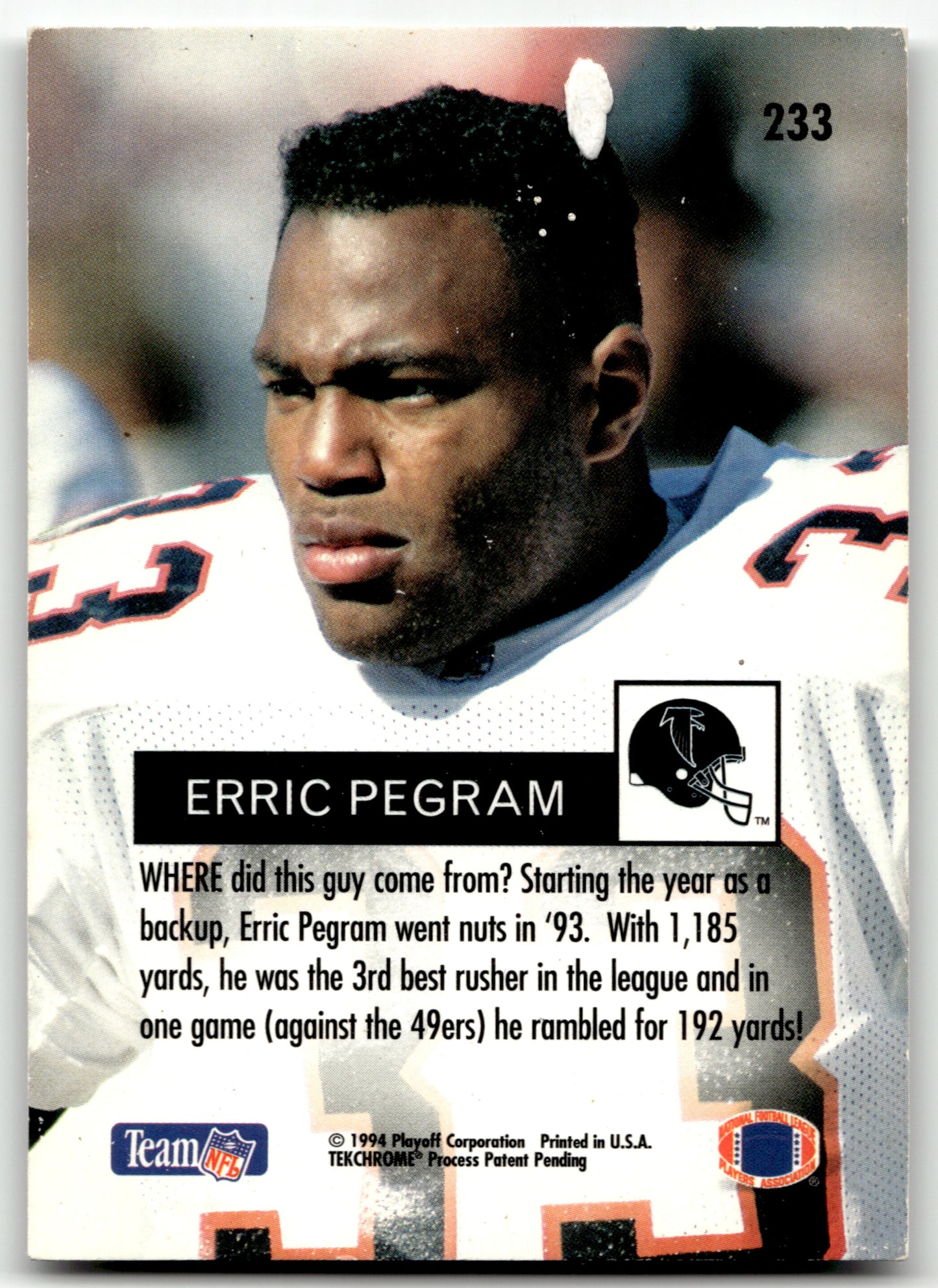 Erric Pegram - #233 - 1994 Playoff -