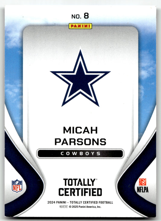 Micah Parsons - #8 - 2024 Panini Totally Certified - Panini