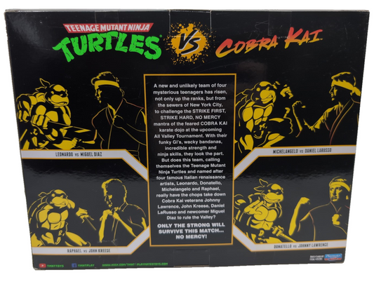 Teenage Mutant Ninja Turtles vs Cobra Kai Leonardo vs Miguel Diaz