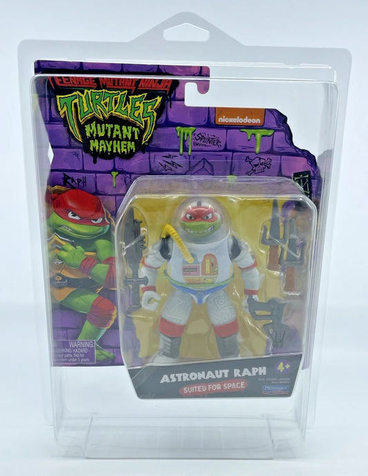 TMNT Mutant Mayhem Astronaut Raph Figure Playmates with Figure Protector