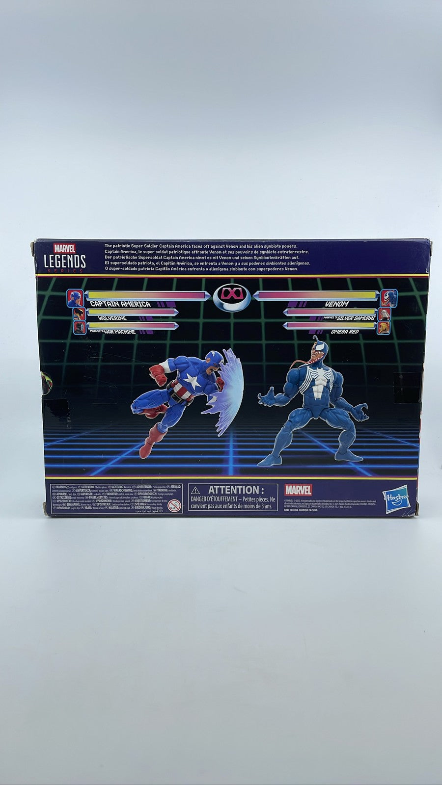Marvel Legends Gamerverse Cap vs Venom 6" Figure 2-Pack