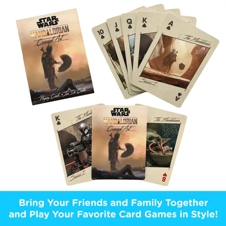 Star Wars the Mandalorian Art of... Playing Cards