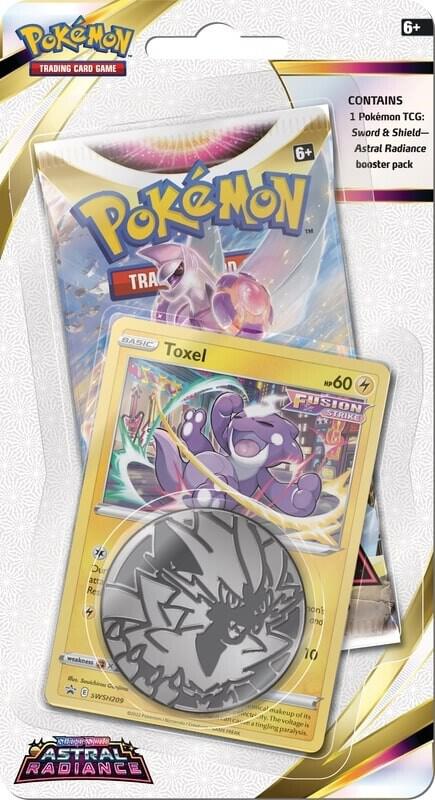 Pokemon Astral Radiance Blister pack with Coin and Random Promo