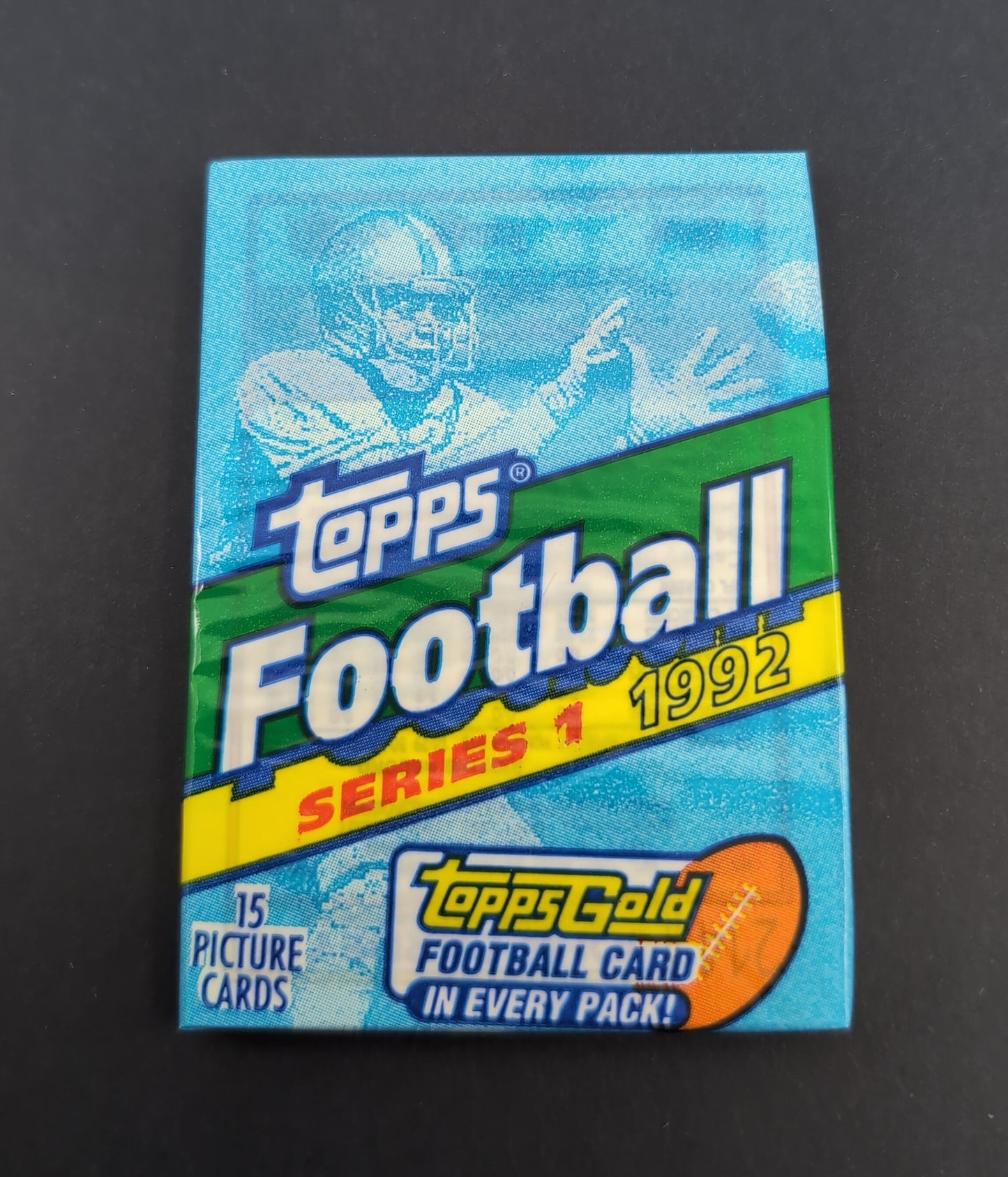 1992 Sealed Topps Series 1 Football Cards Wax Pack