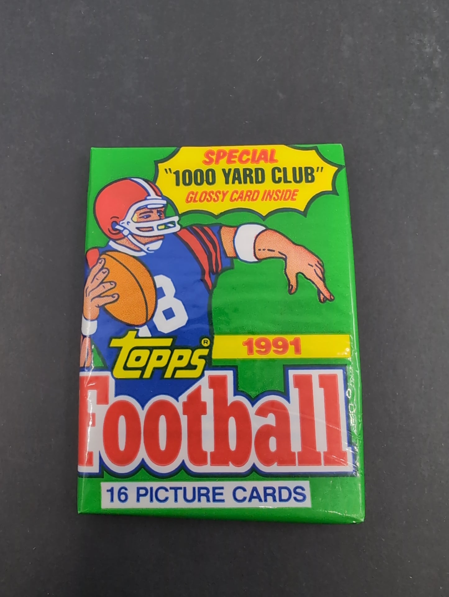 1991 Sealed Topps Football 1000 Yard Club Wax Pack