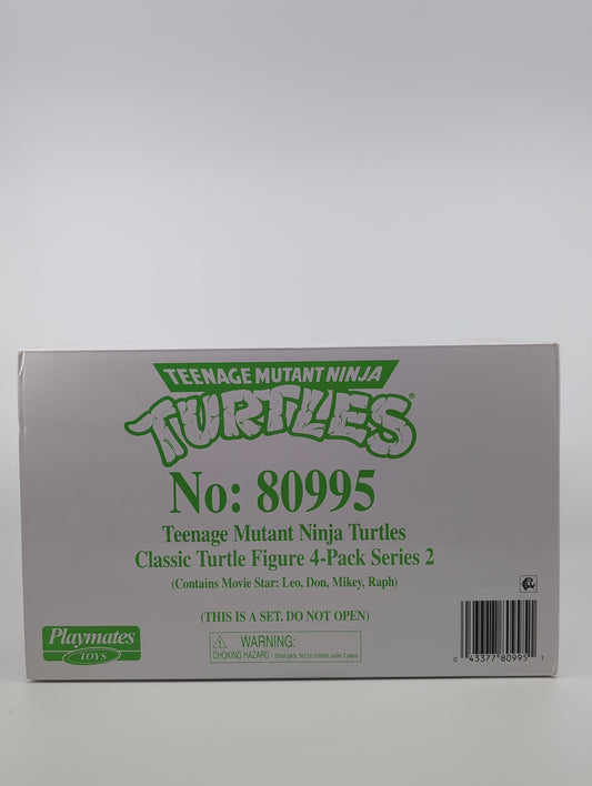 TMNT - Classic 1991 Movie Star 4-Pack Action Figure Bundle Set Playmates #80995