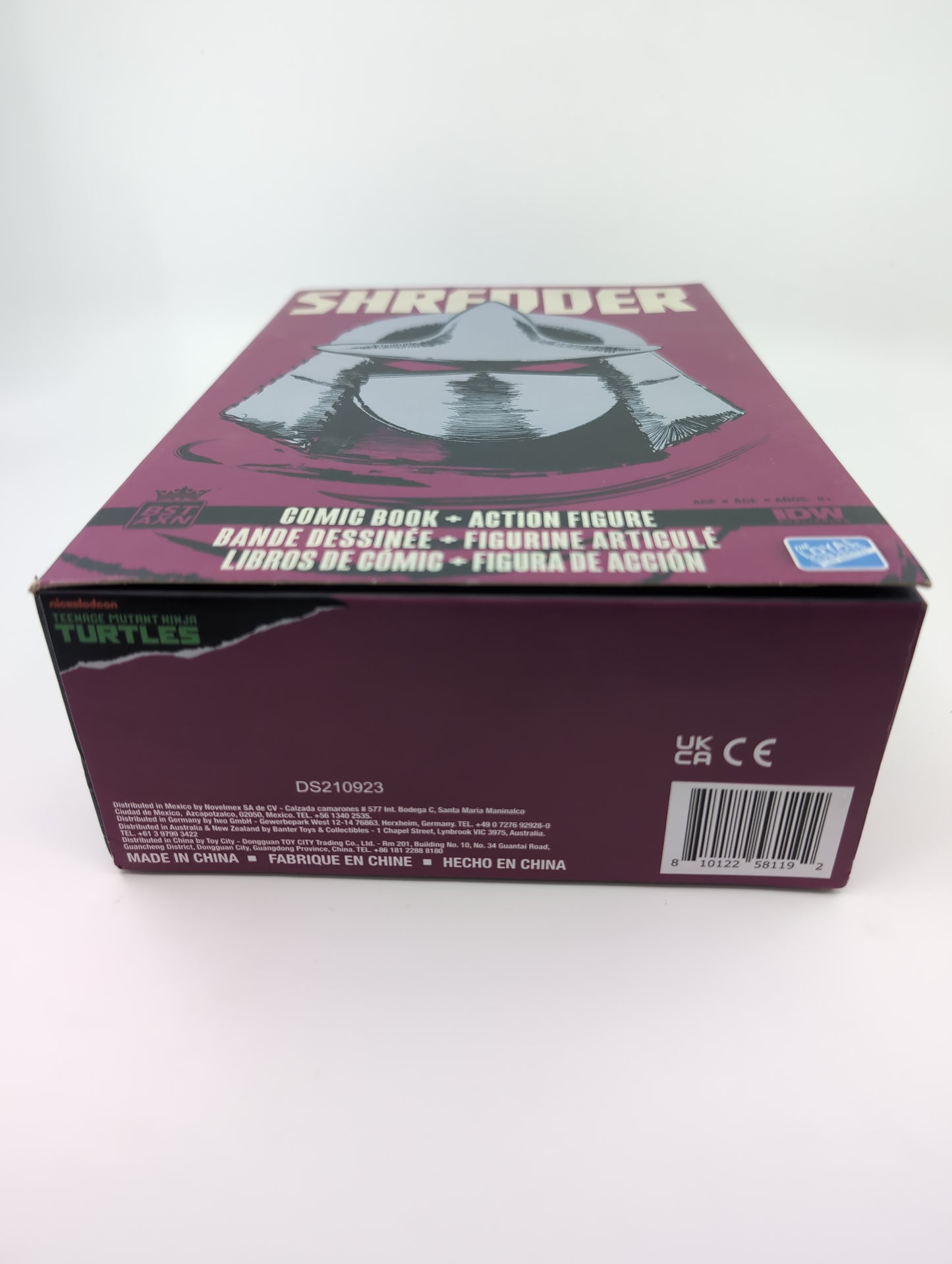 Teenage Mutant Ninja Turtles - Shredder - Comic Book & Action Figure BST AXN