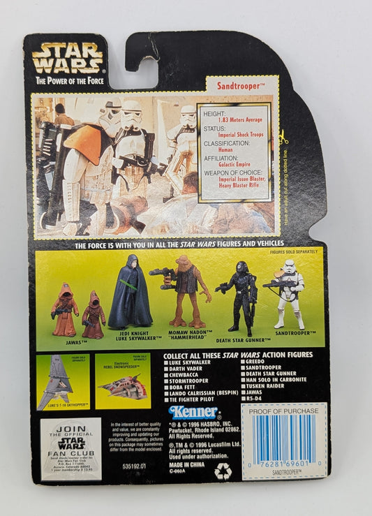1996 - Star Wars POTF - Sandtrooper with Heavy Blaster Rifle - Kenner