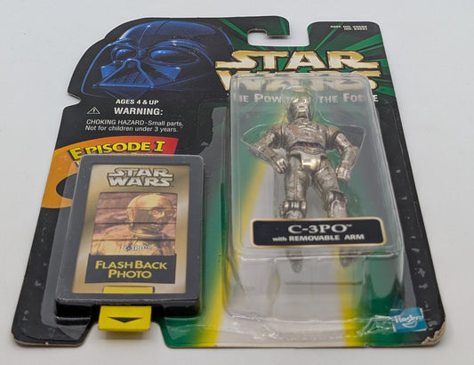 1998 - Star Wars POTF - C-3PO with Removable Arm - Hasbro Figure