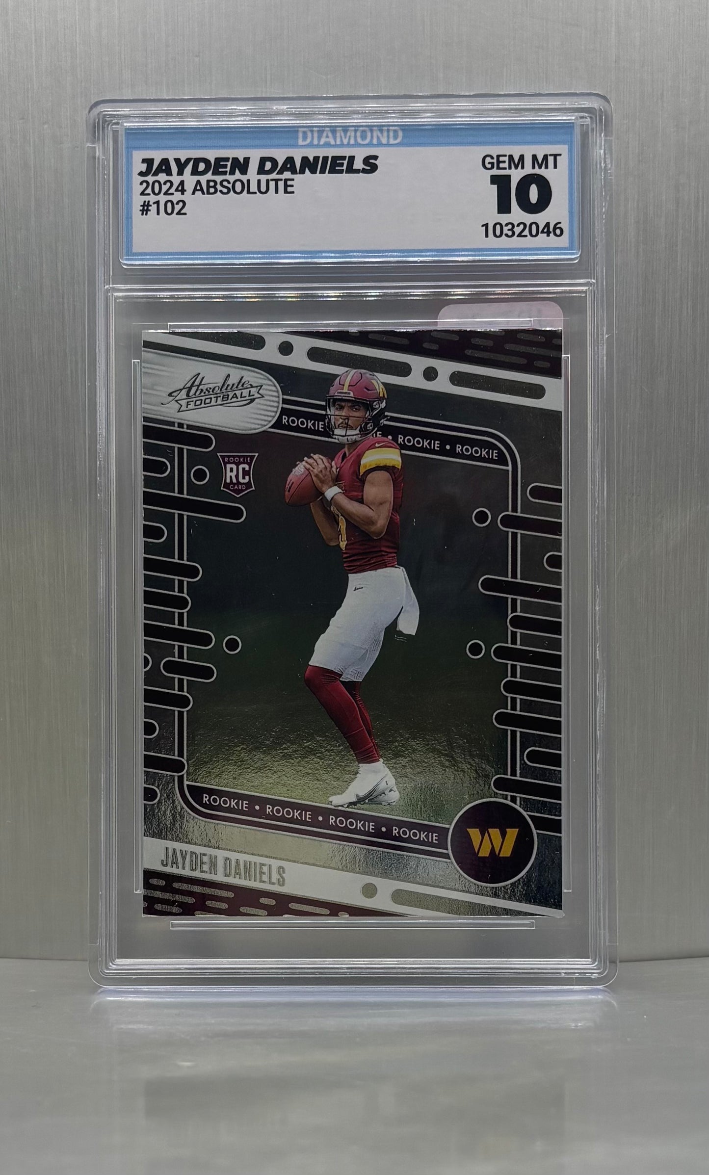 2024 Panini Absolute #102 Jayden Daniels Rookie Card DGC 10