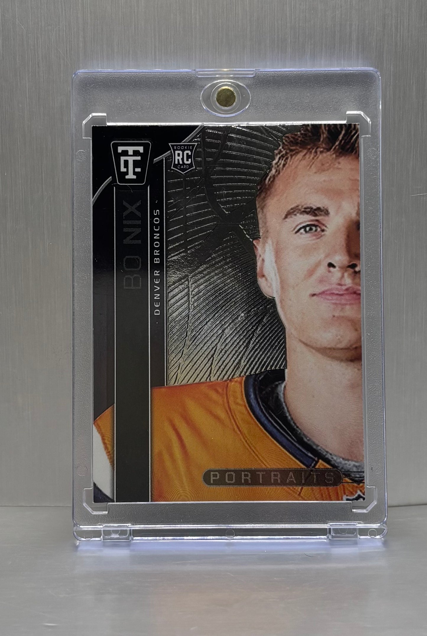 2024 Panini Totally Certified Portraits Mirror #2 Bo Nix RC