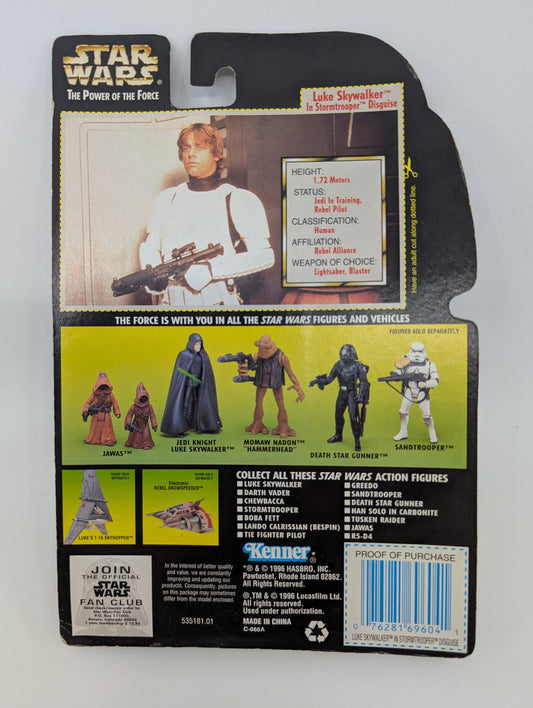 1996 - Star Wars Power of the Force - Luke Skywalker Stormtrooper Disguise