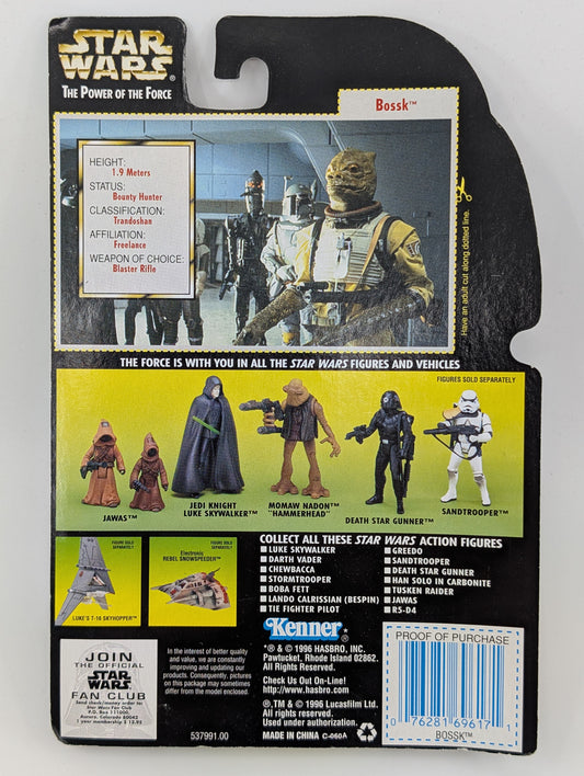 1996 - Star Wars POTF - Bossk with Blaster Rifle and Pistol - Kenner