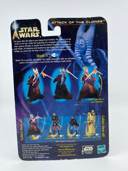 2002 - Star Wars Attack of the Clones - Shaak Ti Jedi Master - Hasbro