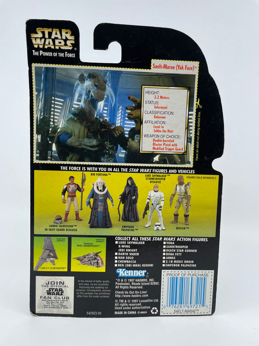 1997 - Star Wars Power of the Force - Saelt-Marae Yak Face - Kenner