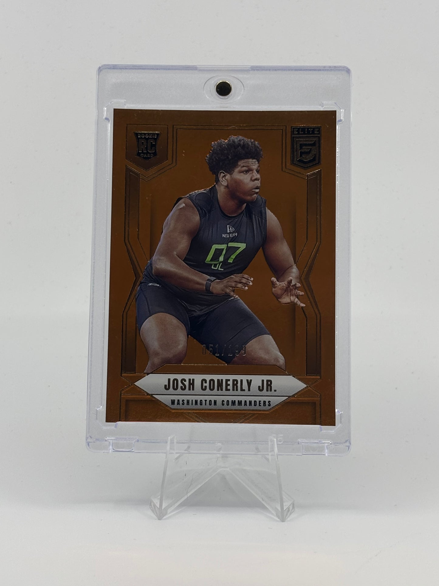 2025 Donruss Elite #183 Josh Conerly Jr RC /199 Washington Commanders