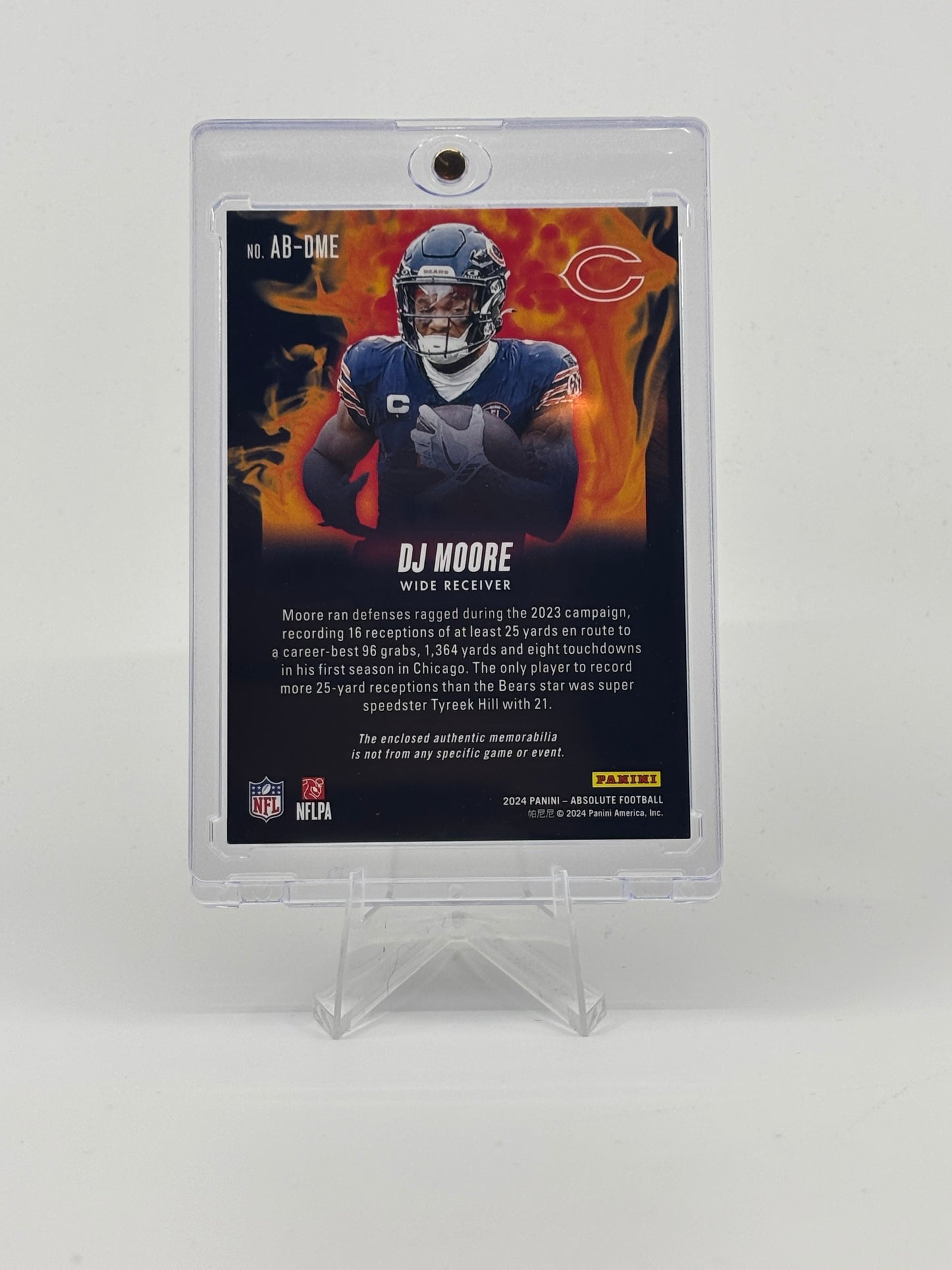 2024 Panini Absolute - Absolute Burners D.J. Moore #AB-DME (MEM)