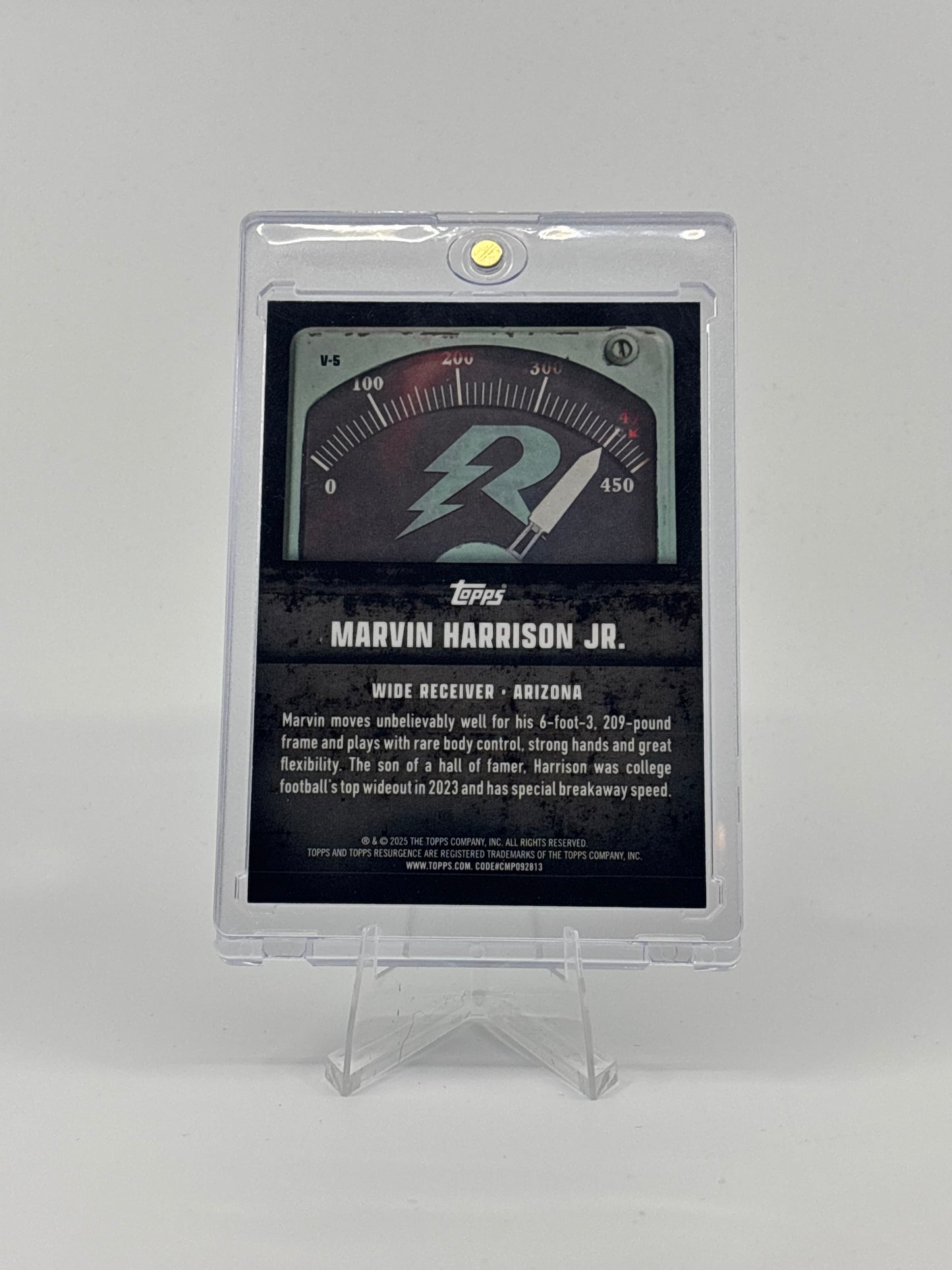 2024 Topps Resurgence - Voltaic Marvin Harrison Jr. #V-5 Refractor (RC)