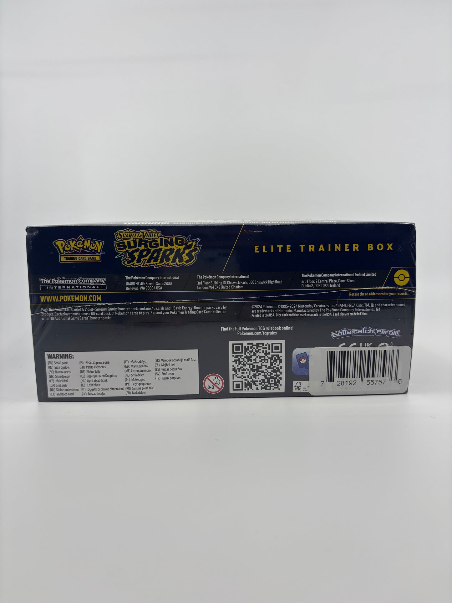 Pokemon Factory Sealed Surging Sparks ETB
