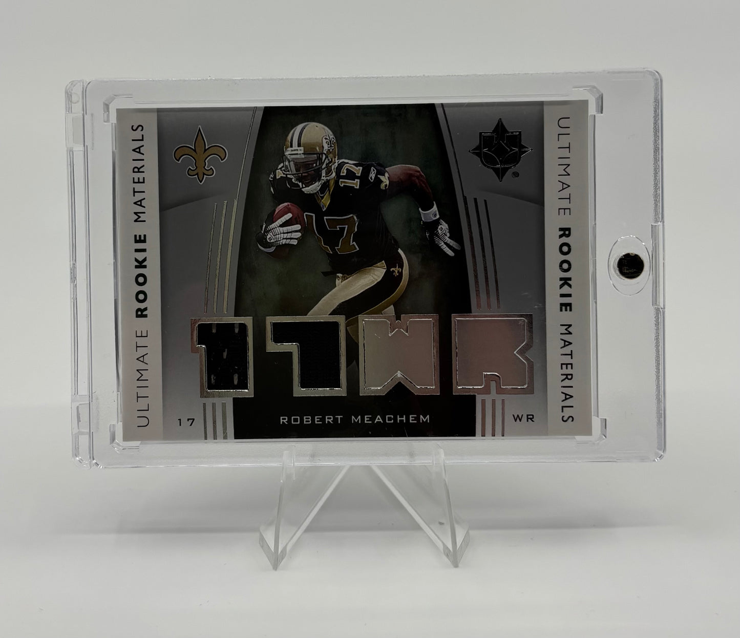 2007 Ultimate Collection - Ultimate Rookie Materials Robert Meachem #URM-RM