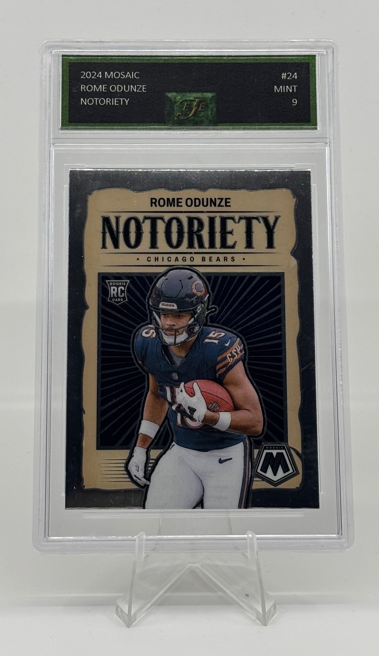 2024 Panini Mosaic - Notoriety Rome Odunze #24 (RC) EFE 9