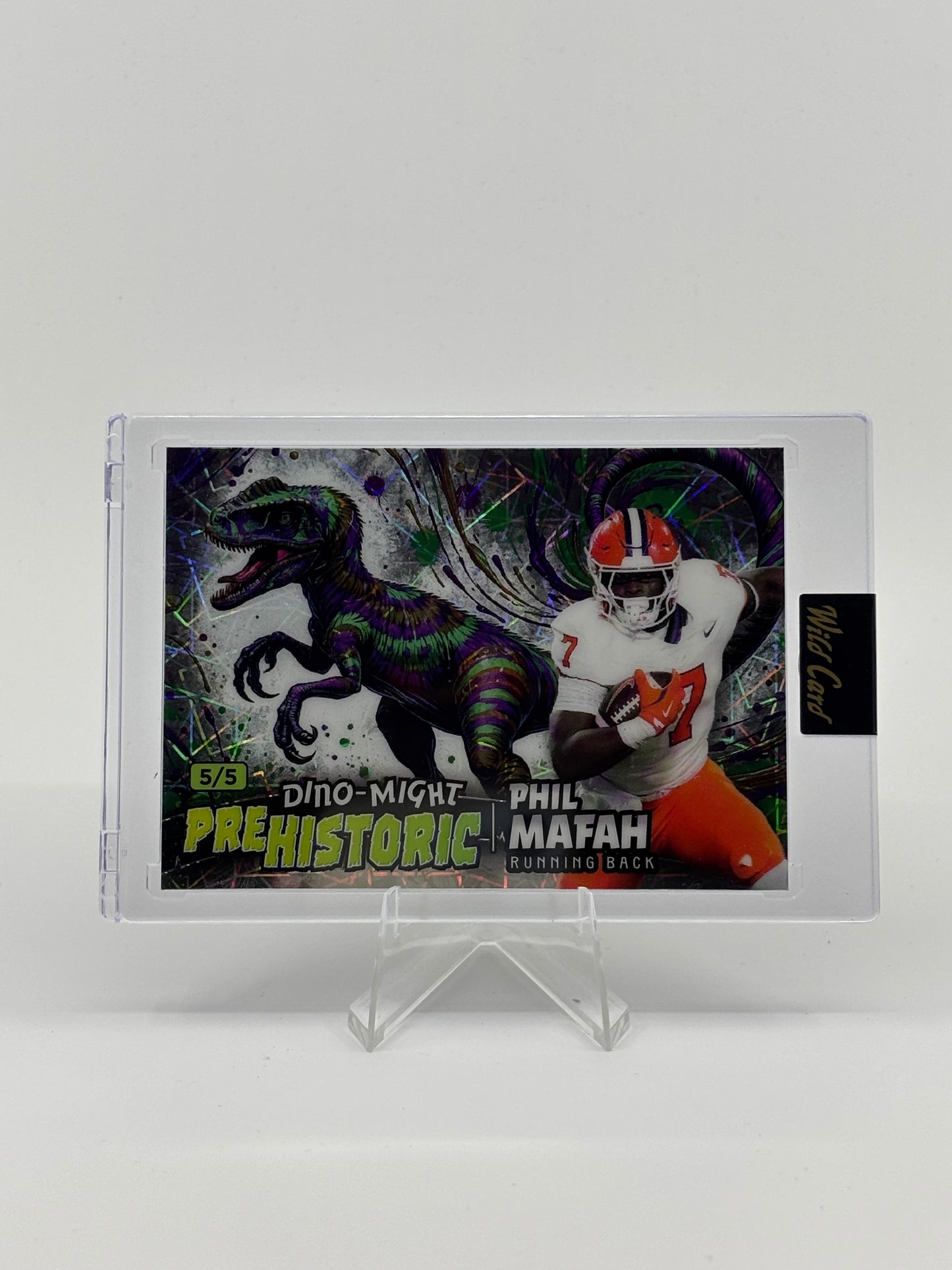 2024 Wild Card Dino-Might Phil Mafah Lazer /5 Raptor