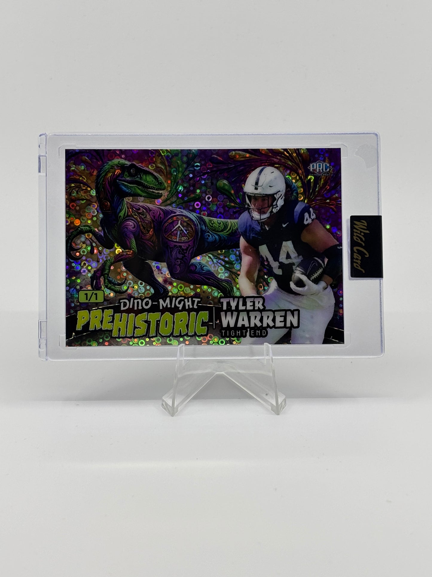 2024 Wild Card Dino-Might Tyler Warren Raptor 1/1