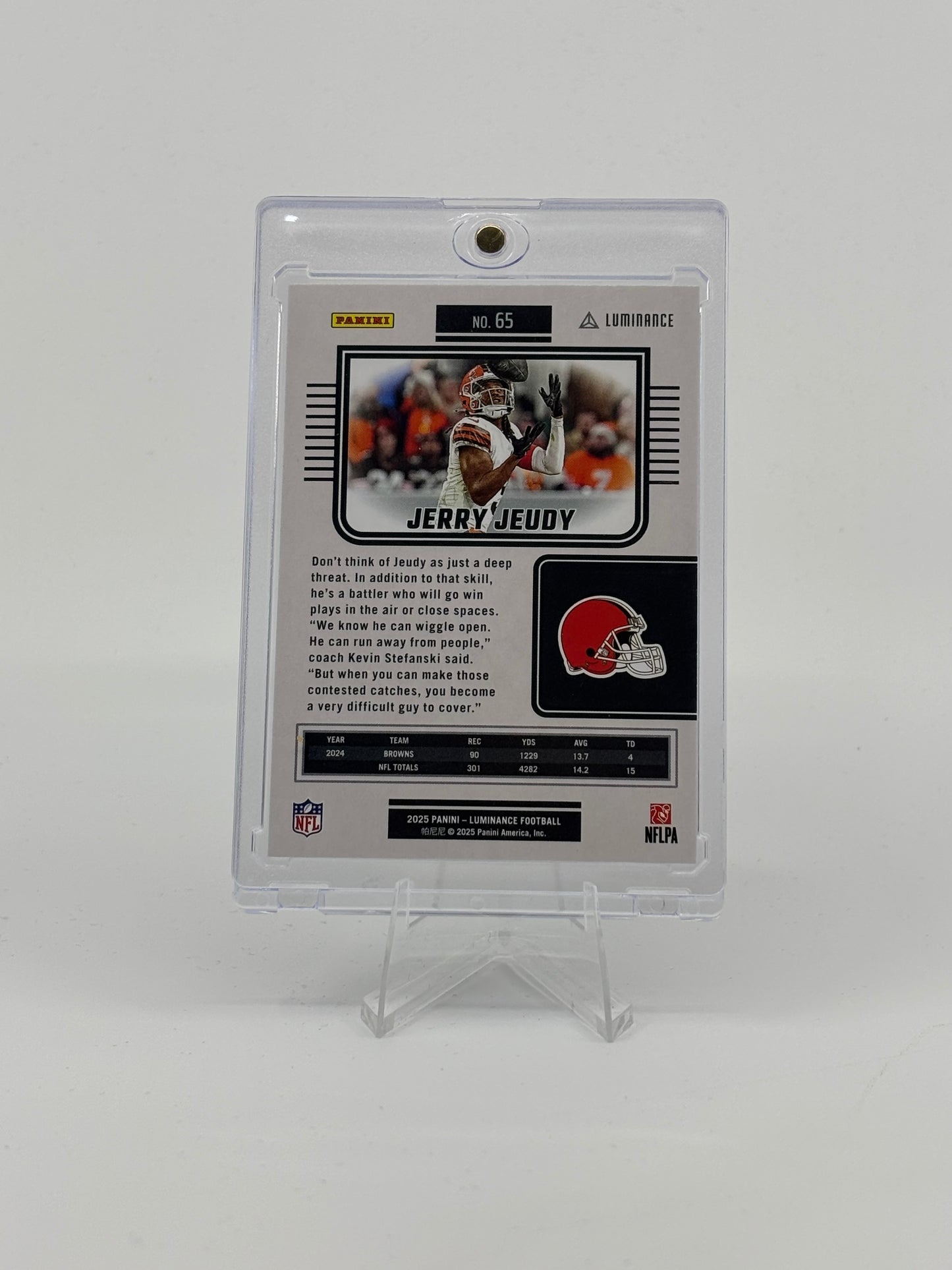 2025 Panini Luminance #65 Jerry Jeudy Cleveland Browns