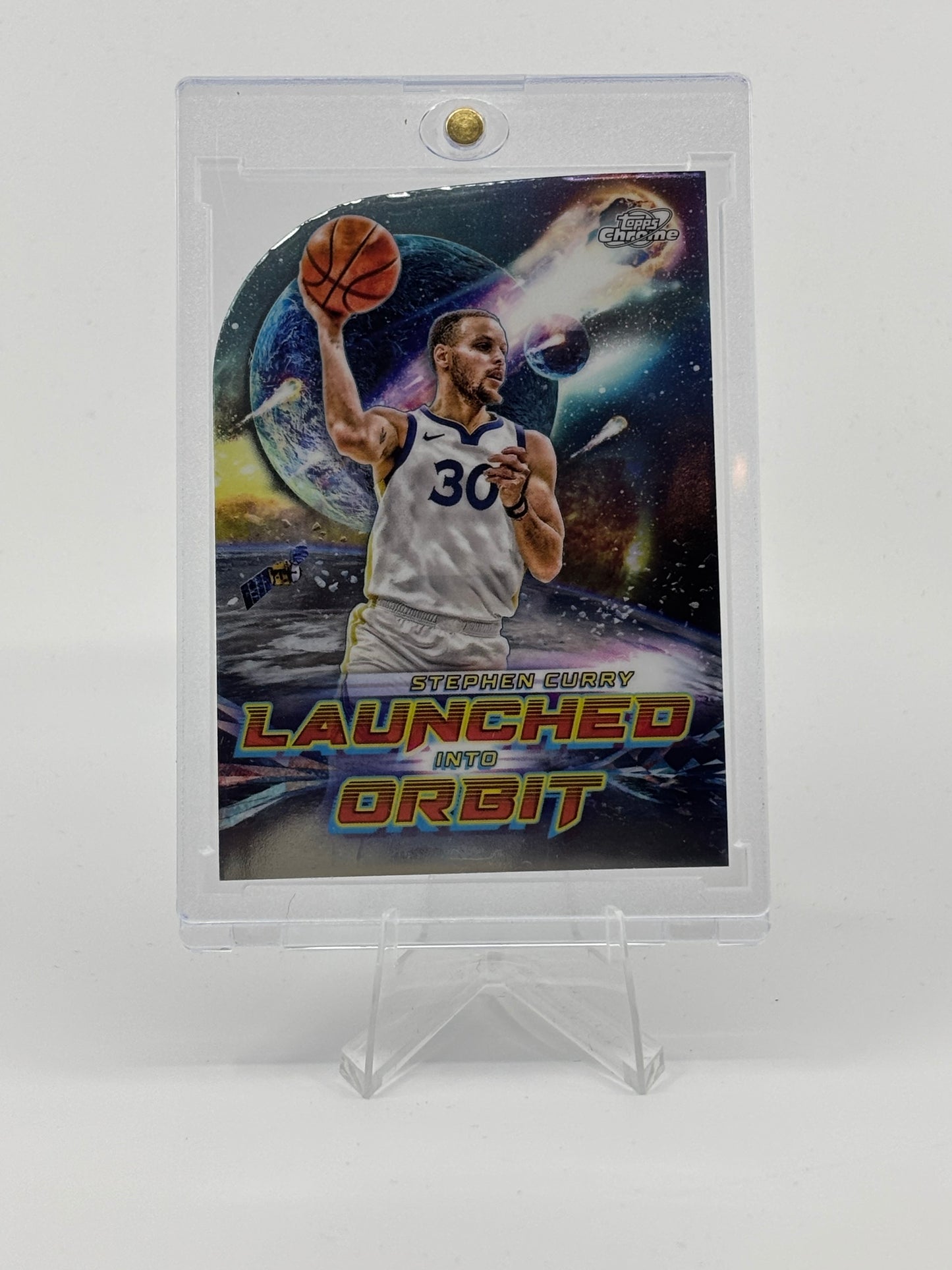 2023-24 Topps Cosmic Chrome - Launched Into Orbit Stephen Curry #LIO-19