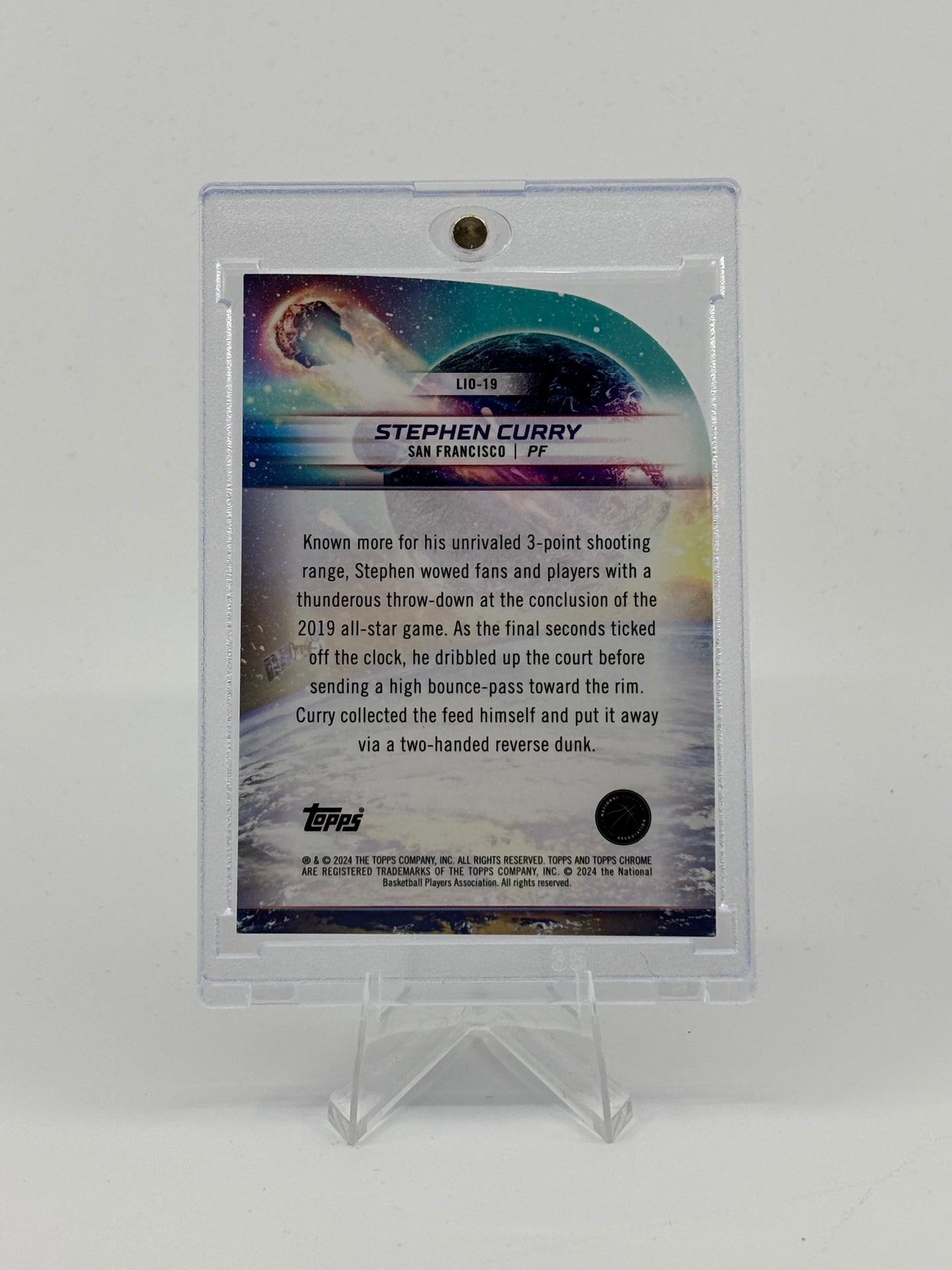 2023-24 Topps Cosmic Chrome - Launched Into Orbit Stephen Curry #LIO-19