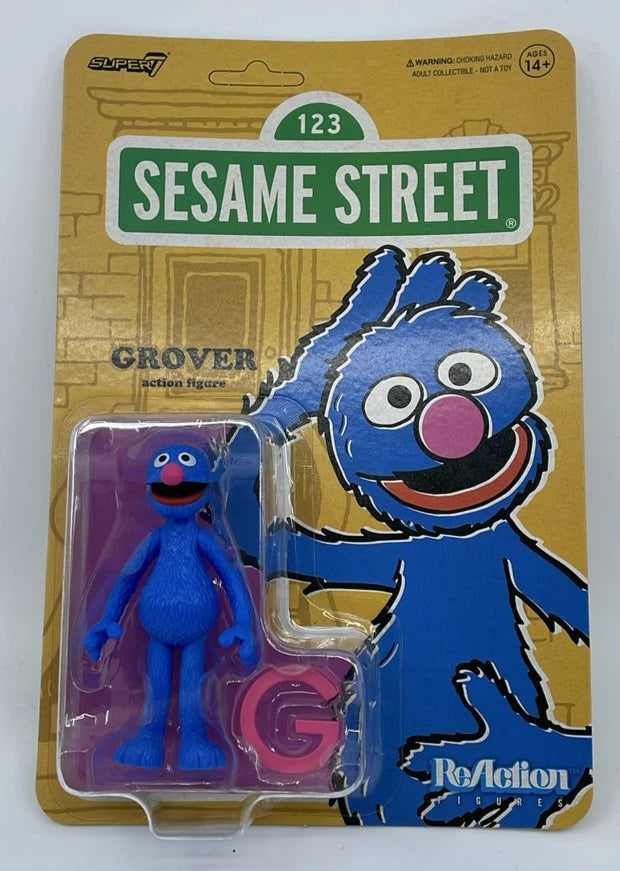 2026- Grover 5 3.75" Action Figure-Super 7