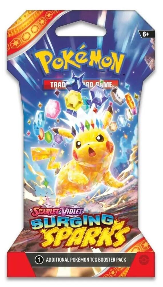 Surging Sparks Sleeved Booster Pack - Random Art