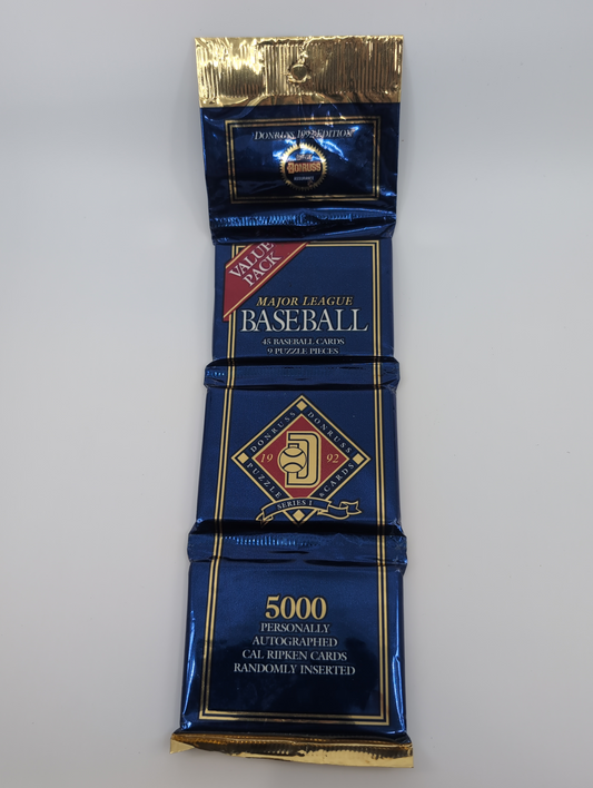 1992 Sealed Donruss Major League Baseball Series 1 Value Pk 45 Cards + 5 Puzzle Pieces