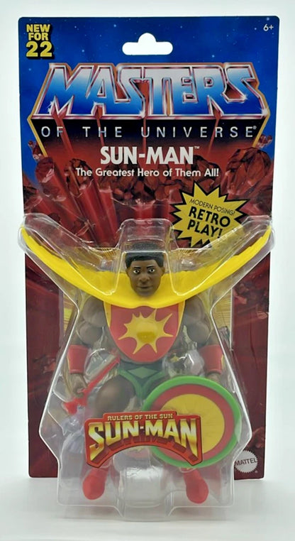 Mattel Masters of the Universe Origins Sun-Man 2022 Figure