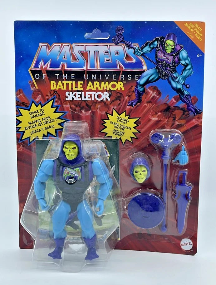 Masters of the Universe Origins Battle Armor Skeletor Deluxe Figure