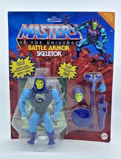 Masters of the Universe Origins Battle Armor Skeletor Deluxe Figure
