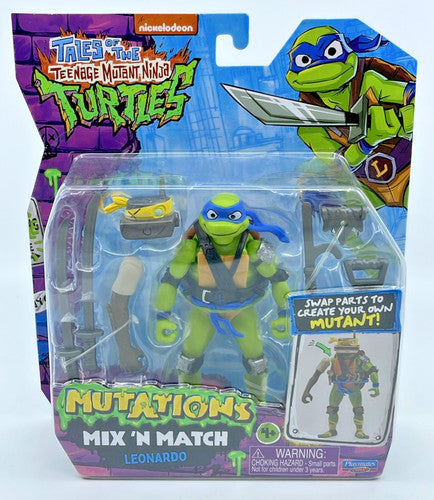 TMNT Mutations Mix N' Match Leonardo Nickelodeon Figure with Figure Protector