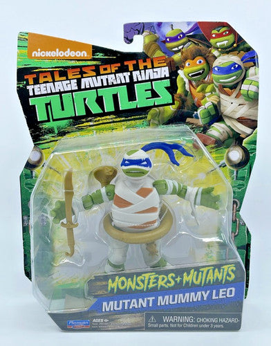 TMNT Tales Monsters Mutants Mummy Leo Playmates Figure with Figure Protector