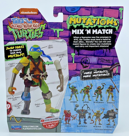 TMNT Mutations Mix N' Match Leonardo Nickelodeon Figure with Figure Protector