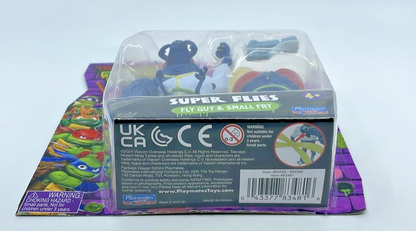 TMNT Mutant Mayhem Fly Guy & Small Fry Figures with Figure Protector