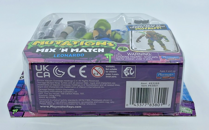 TMNT Mutations Mix N' Match Leonardo Nickelodeon Figure with Figure Protector