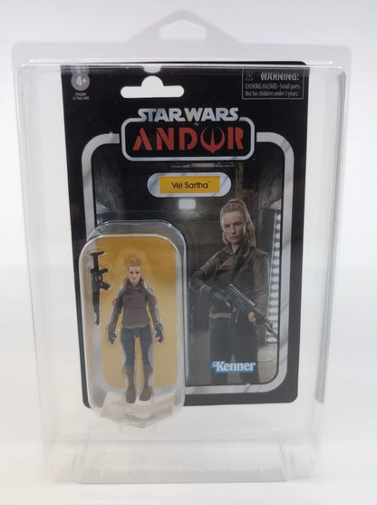 Star Wars VC262 Vel Sartha Action Figure Kenner with Figure Protector