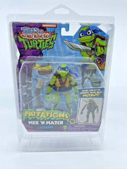 TMNT Mutations Mix N' Match Leonardo Nickelodeon Figure with Figure Protector
